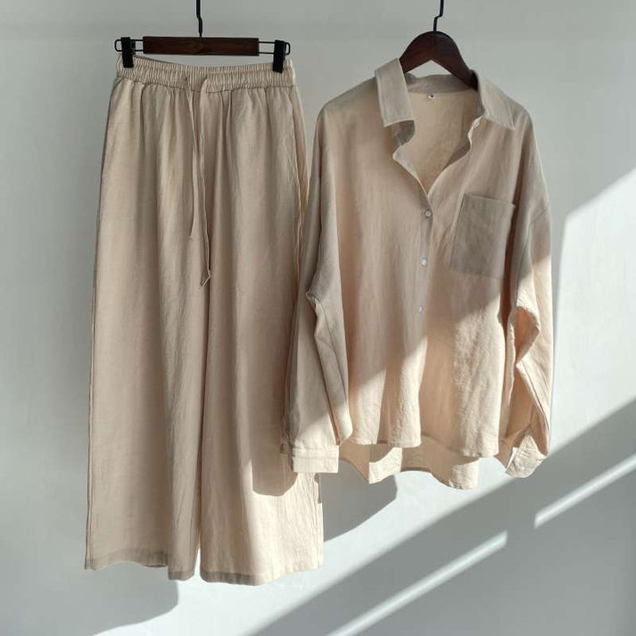 Designer Women's Slacks High Waist Cotton