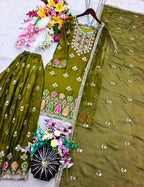 Pure Silk Embroidered Sharara Set for Women | Festive & Wedding Wear