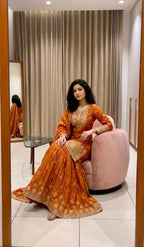 Pure Silk Embroidered Sharara Set for Women | Festive & Wedding Wear