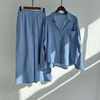 Designer Women's Slacks High Waist Cotton