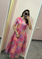 Women's New A-line Maxi Kota Doria
